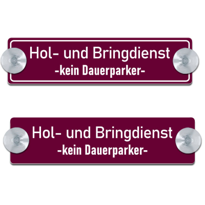 Hol - und Bringdienst, kein Dauerparker